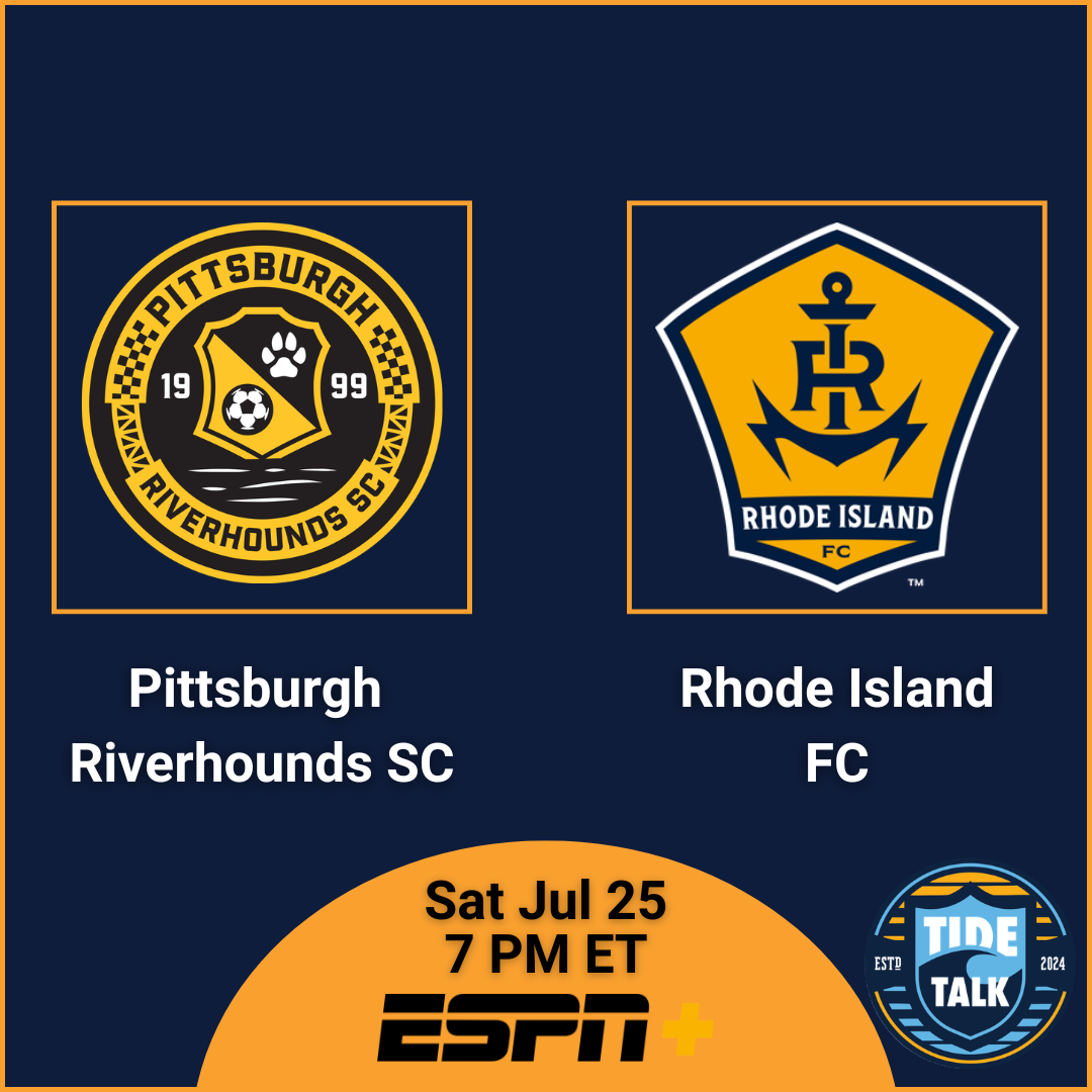 Pre-Match Essentials | Rhode Island FC @ Pittsburgh Riverhounds SC | Sat, Jul 25, 2026 | 7 PM ET