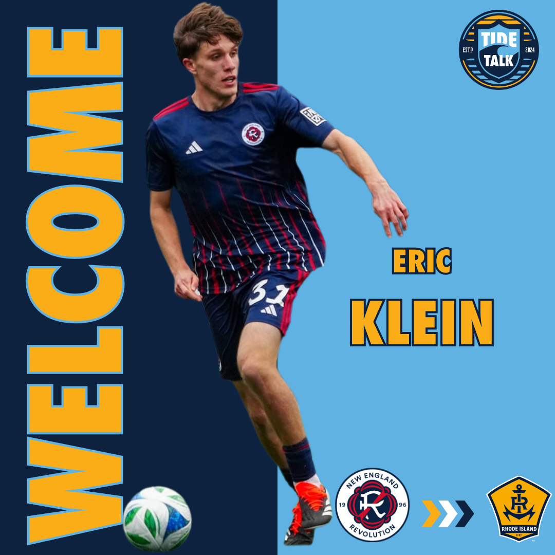 Rhode Island FC announce the signing of Eric Klein on loan from the New England Revolution