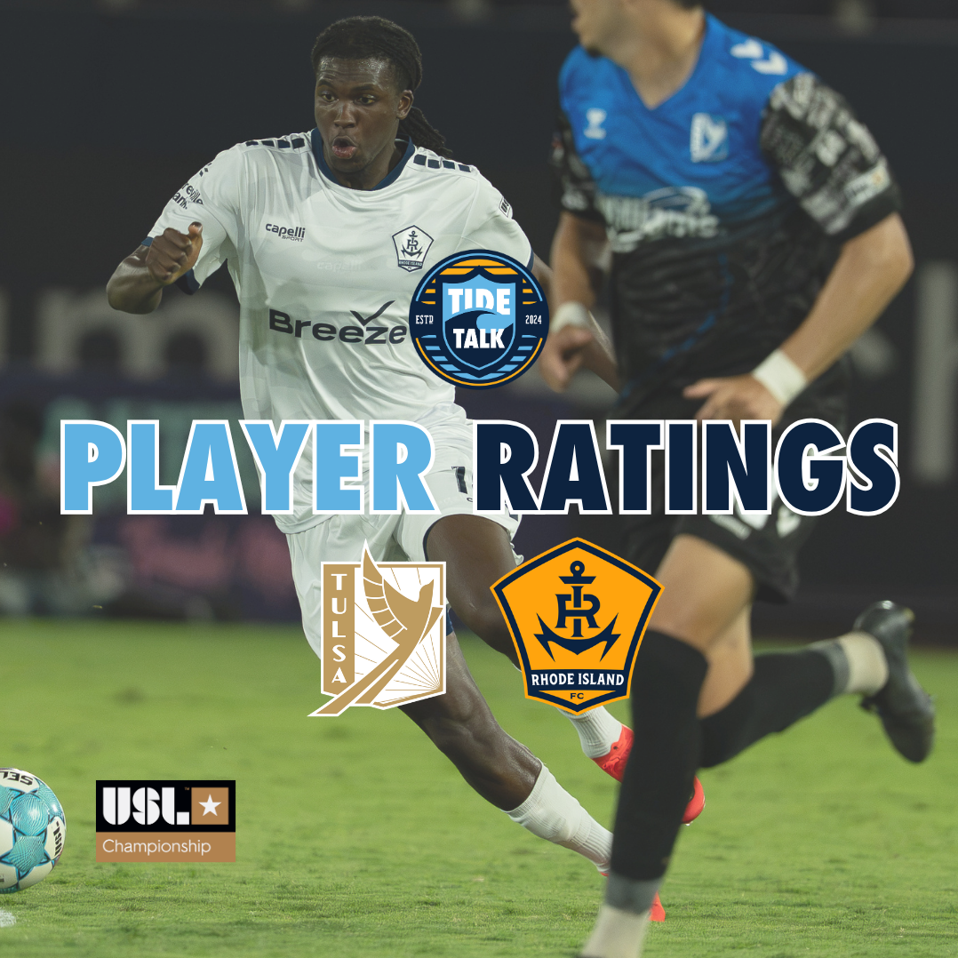 Rhode Island FC vs. FC Tulsa Player Ratings - 08/29/2026