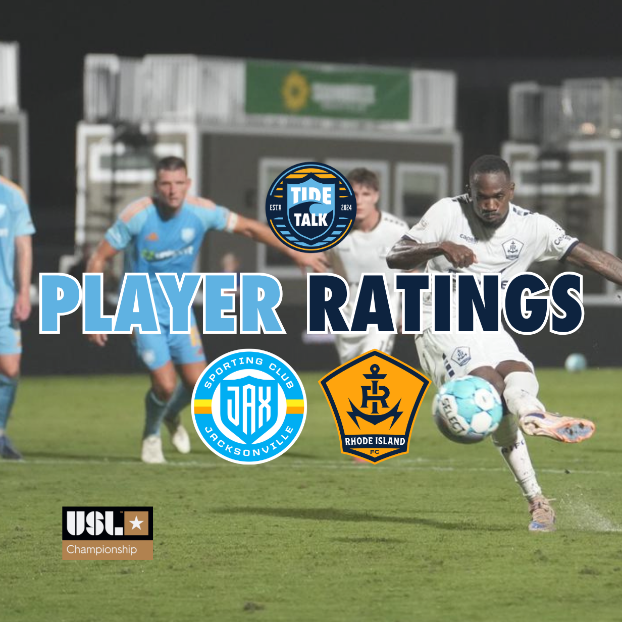 Rhode Island FC vs. Sporting Club Jacksonville Player Ratings - 09/12/2026