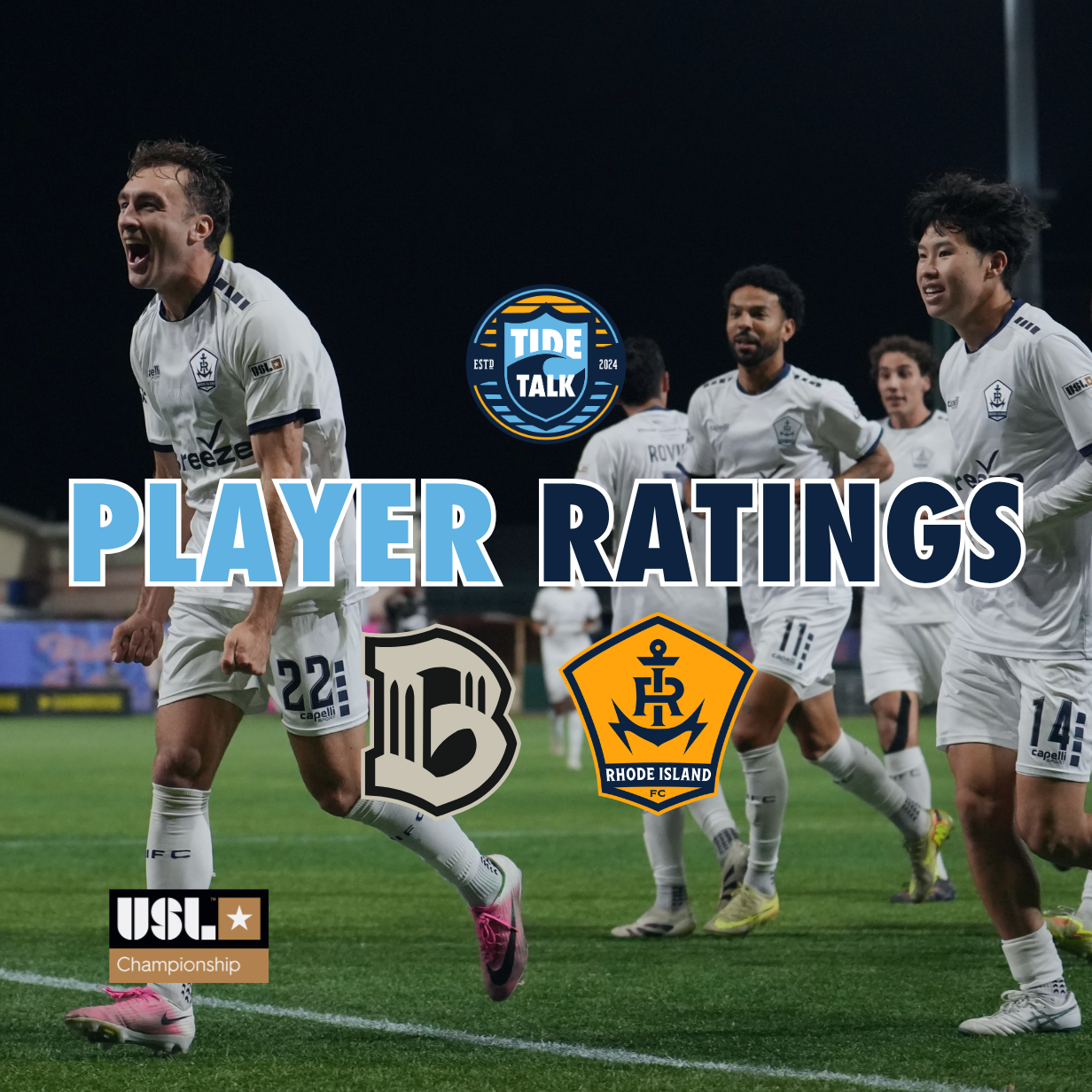 Rhode Island FC vs. Brooklyn FC Player Ratings - 10/03/2026