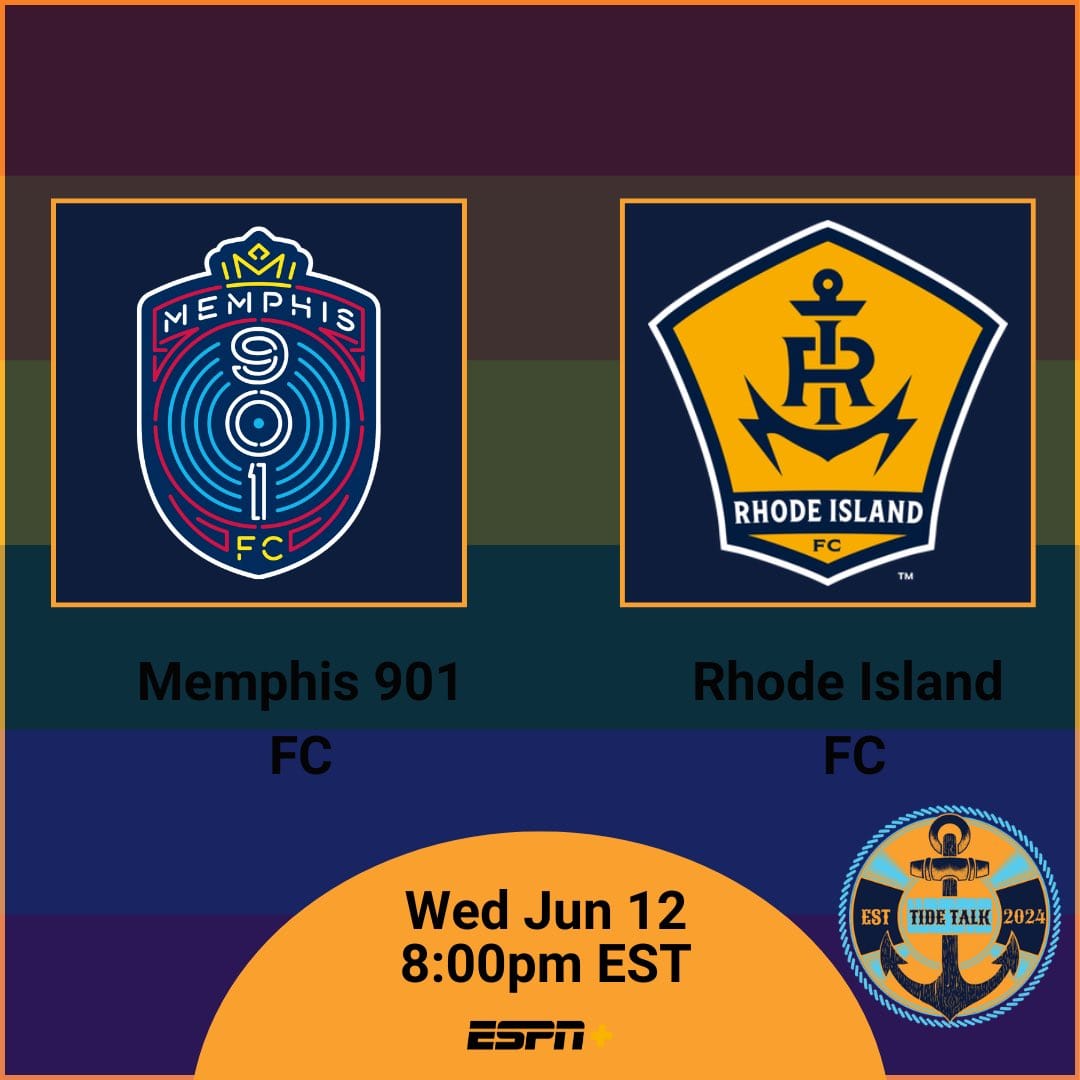 Pre-Match Essentials | Rhode Island FC @ Memphis 901 FC | Wed Jun 12, 2024 8:00 PM EST