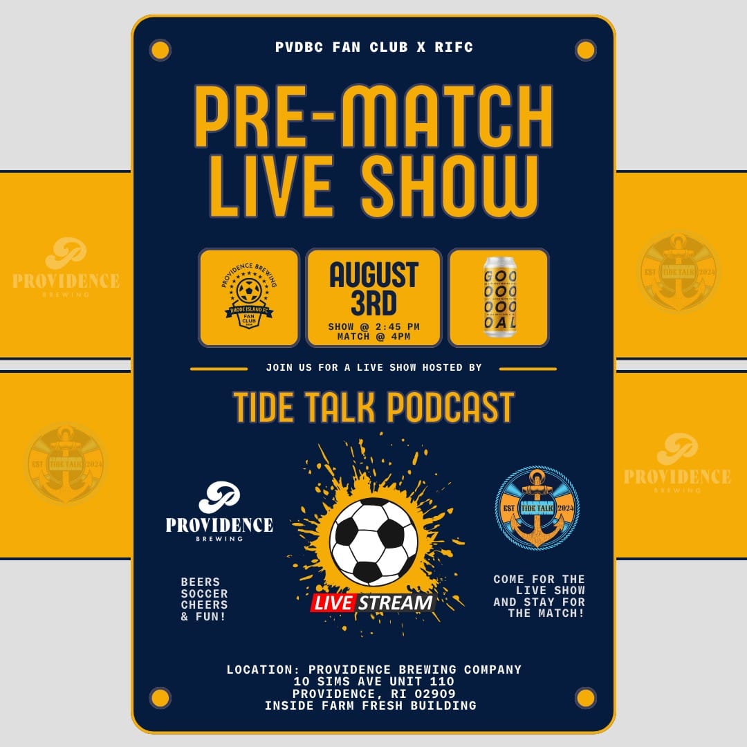 Announcing: Tide Talk Live from Providence Brewing!