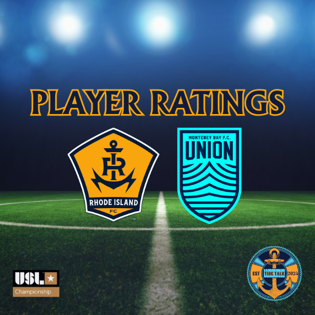 Rhode Island FC vs. Monterey Bay FC Player Ratings - 05/10/2025