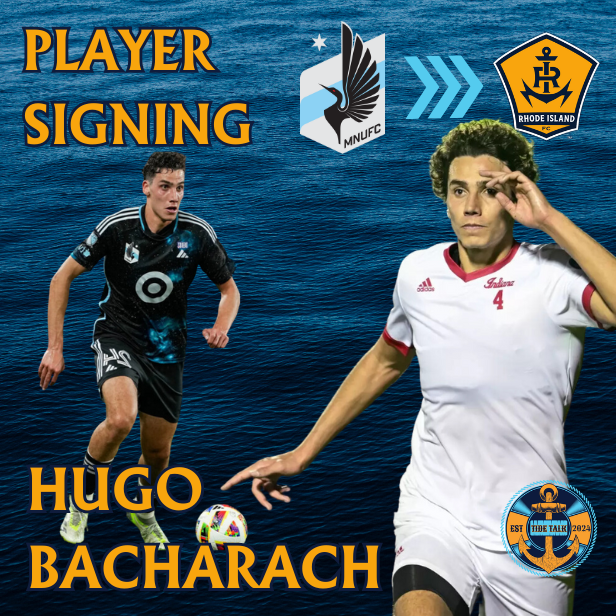 The Tide Take: Welcome Hugo Bacharach to Rhode Island FC