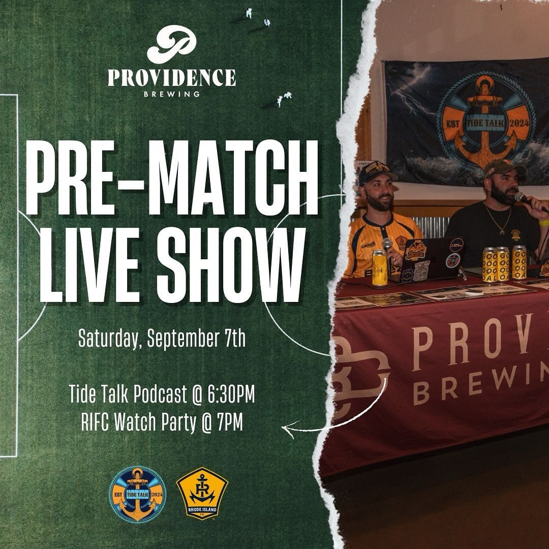 Tide Talk Live @ Providence Brewing - Saturday, 9.7, 6:30PM