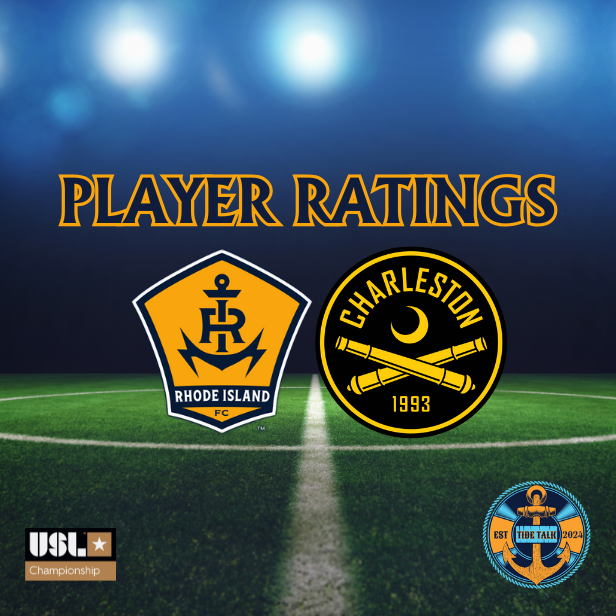 Rhode Island FC vs. Charleston Battery Player Ratings - 08/30/2025