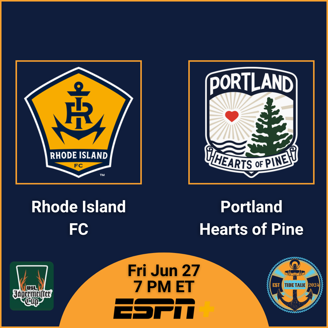 Pre-Match Essentials | USL Jägermeister Cup | Rhode Island FC vs Portland Hearts of Pine | Fri Jun 27, 2025 | 7 PM ET
