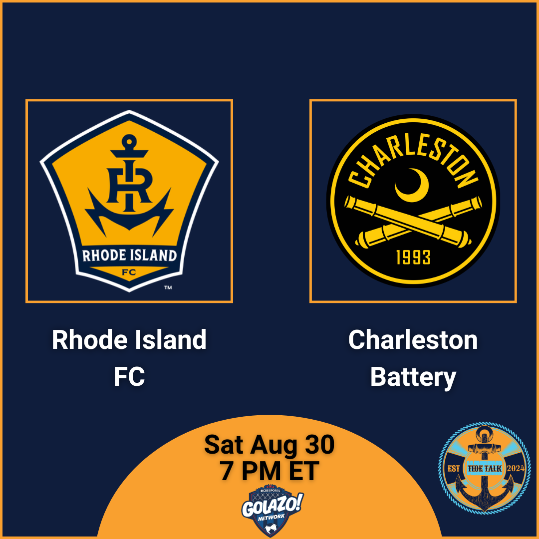 Pre-Match Essentials | Rhode Island FC vs Charleston Battery | Sat Aug 30, 2025 | 7 PM ET