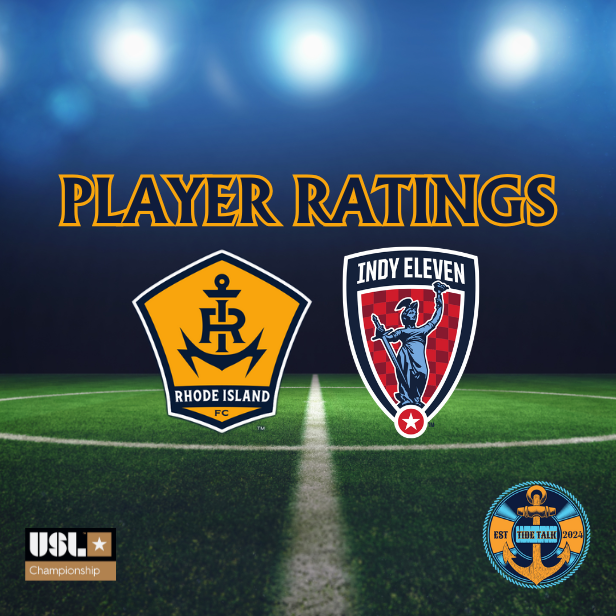 Rhode Island FC vs. Indy Eleven Player Ratings - 09/13/2025