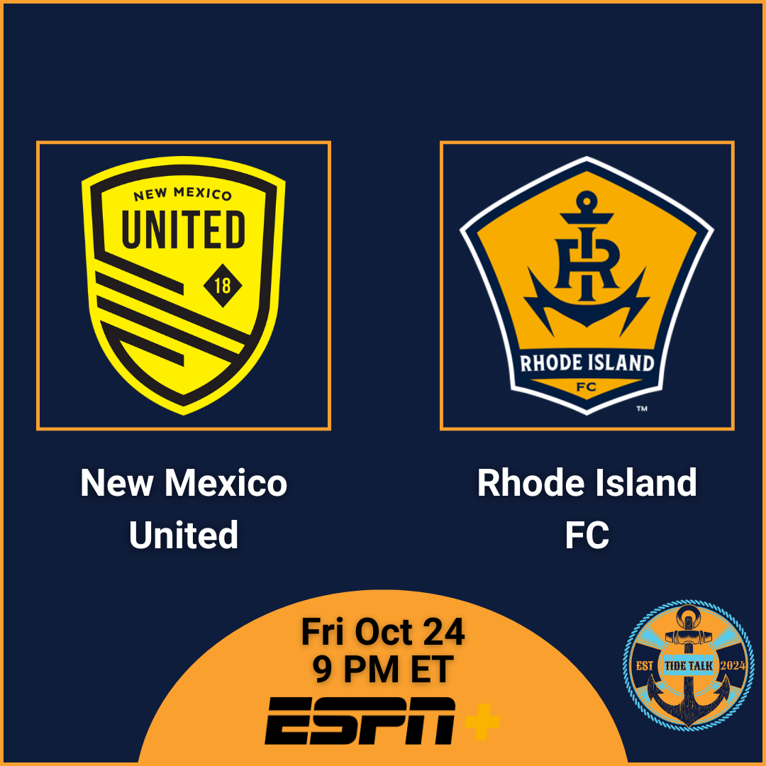Pre-Match Essentials | Rhode Island FC @ New Mexico United | Fri Oct 24, 2025 | 9 PM ET