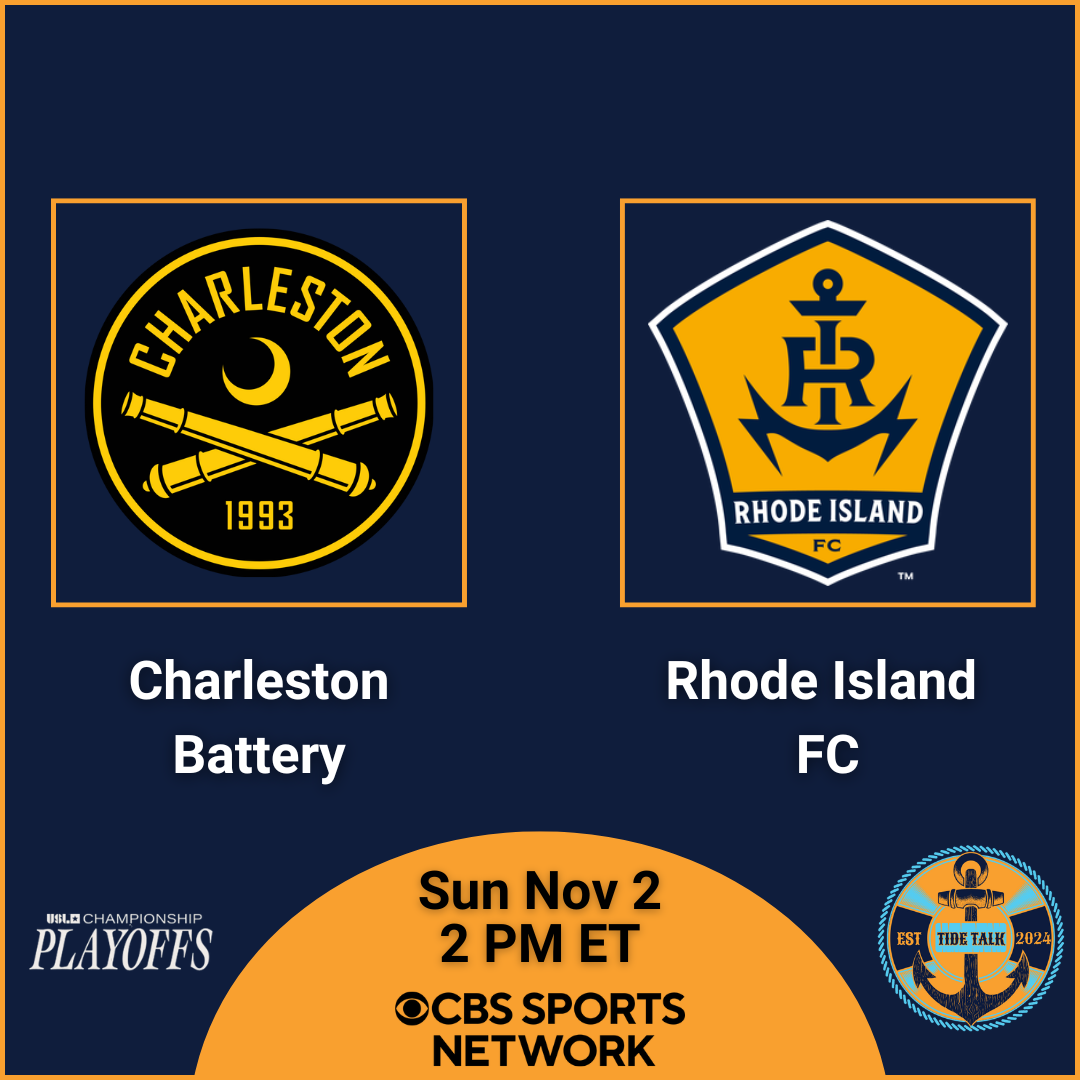 PLAYOFF Pre-Match Essentials | Rhode Island FC @ Charleston Battery | Sun Nov 2, 2025 2 PM ET