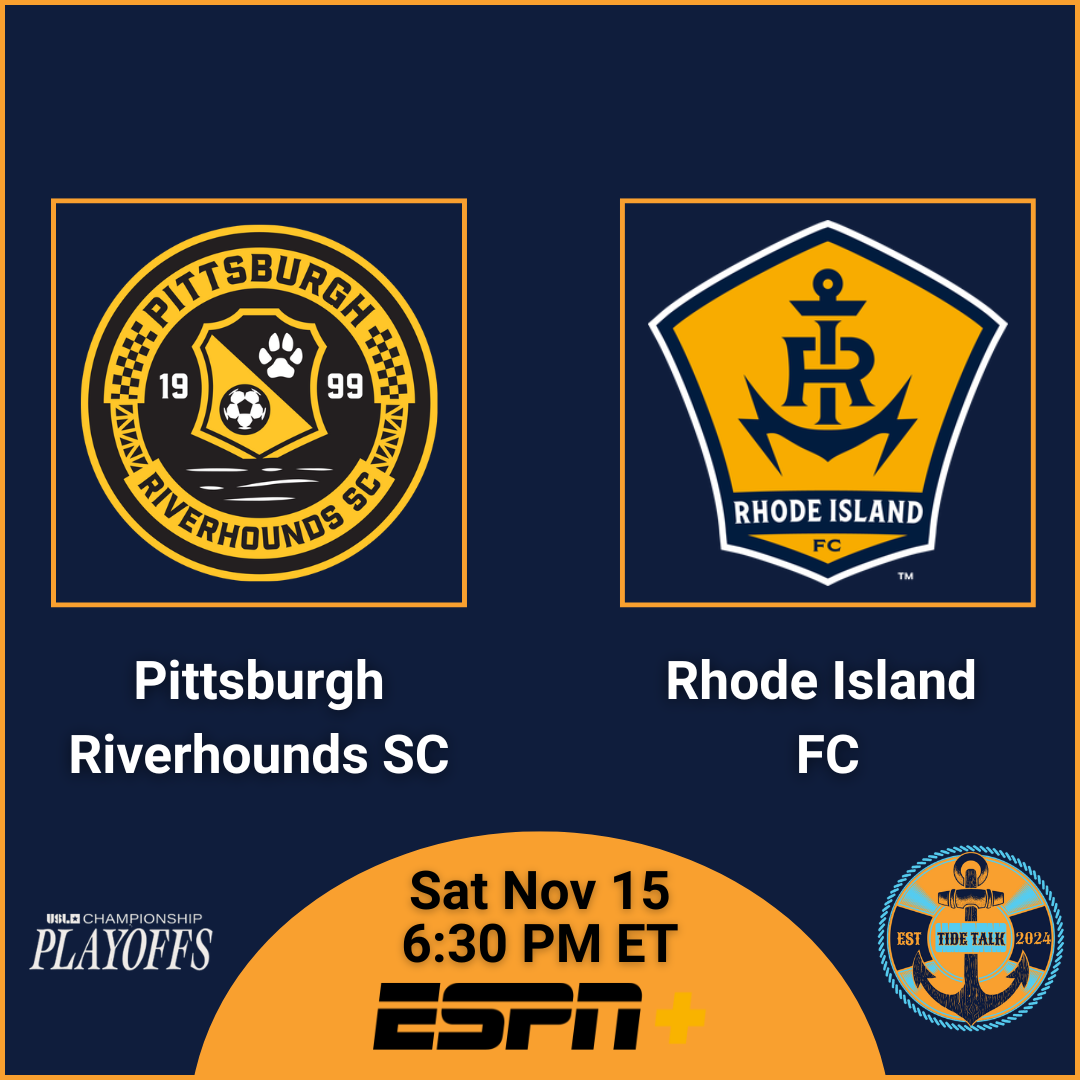 PLAYOFF Pre-Match Essentials | Rhode Island FC @ Pittsburgh Riverhounds SC | Sat Nov 15, 2025 6:30 PM ET
