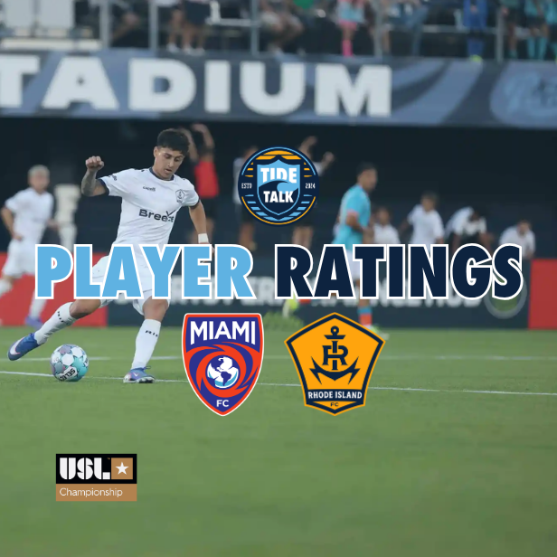 Rhode Island FC vs. Miami FC Player Ratings - 03/28/2026