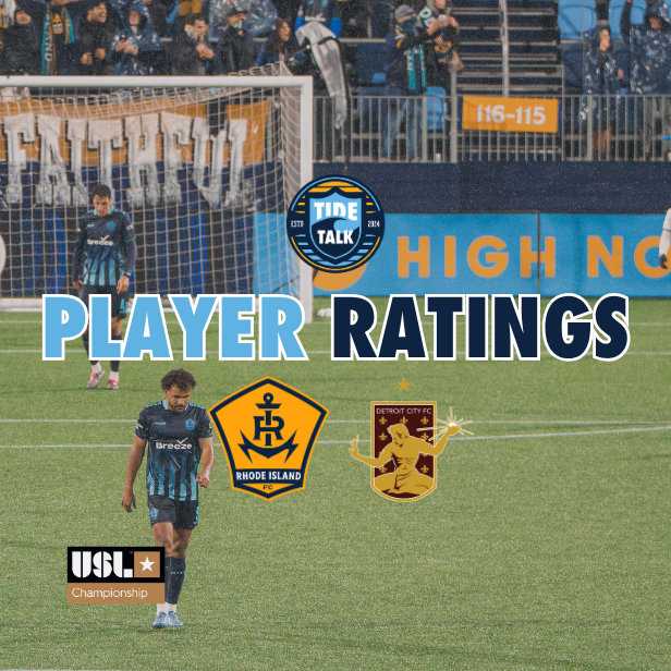Rhode Island FC vs. Detroit City FC Player Ratings - 04/04/2026