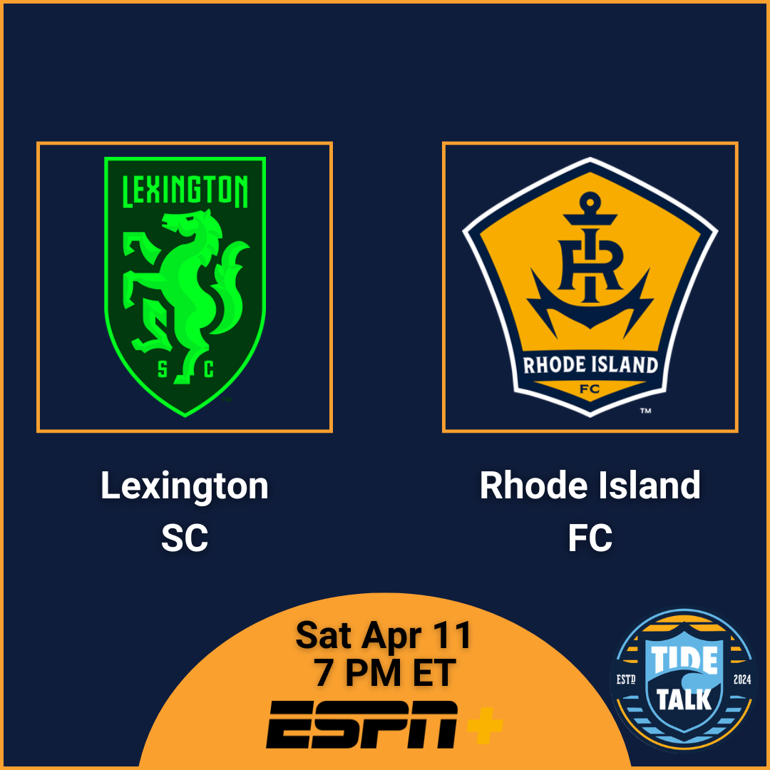 Pre-Match Essentials | Rhode Island FC @ Lexington SC | Sat Apr 11, 2026 | 7 PM ET