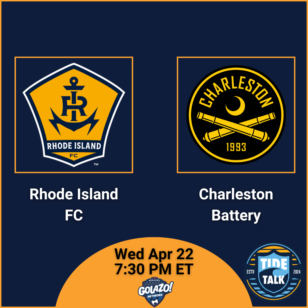 Pre-Match Essentials | Rhode Island FC vs Charleston Battery | Wed Apr 22, 2026 | 7:30 PM ET