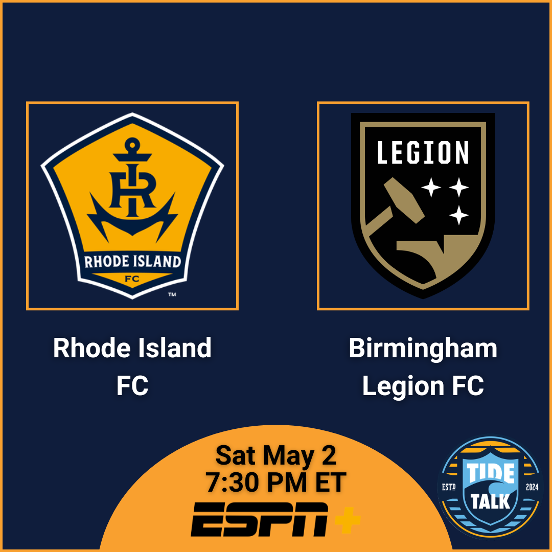Pre-Match Essentials | Rhode Island FC vs Birmingham Legion FC | Sat May 2, 2026 | 7:30 PM ET
