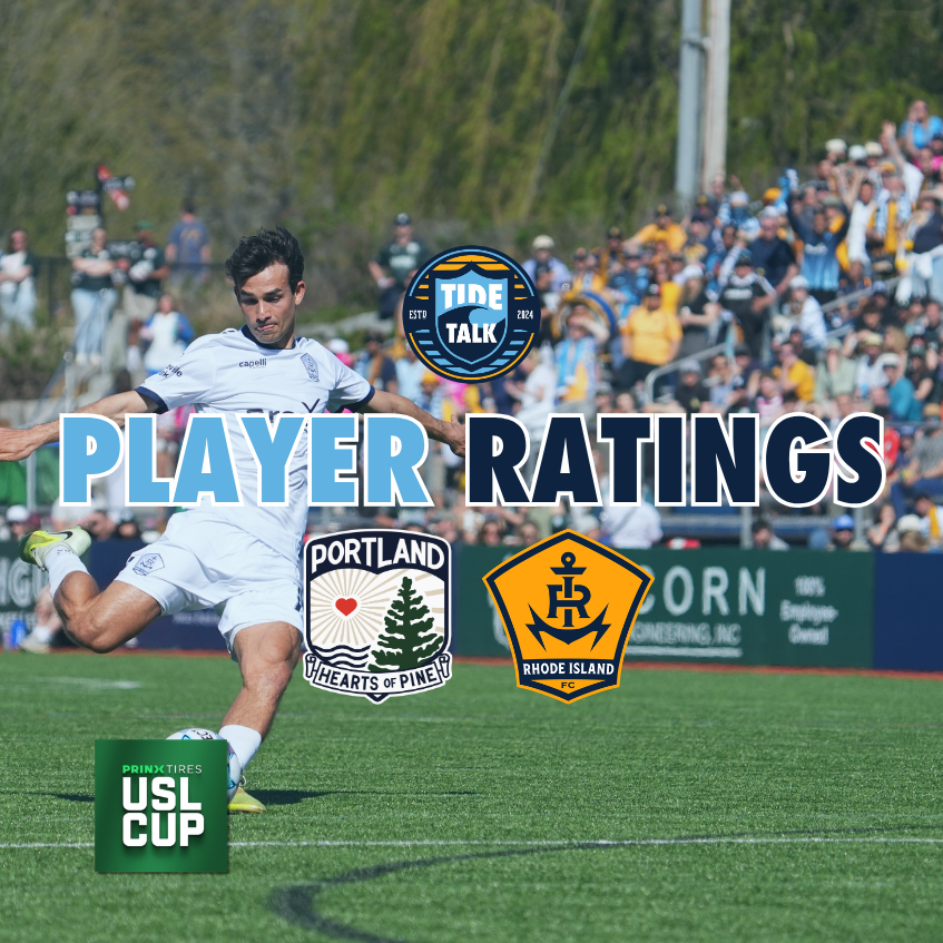 Rhode Island FC vs. Portland Hearts of Pine Player Ratings - 05/16/2026