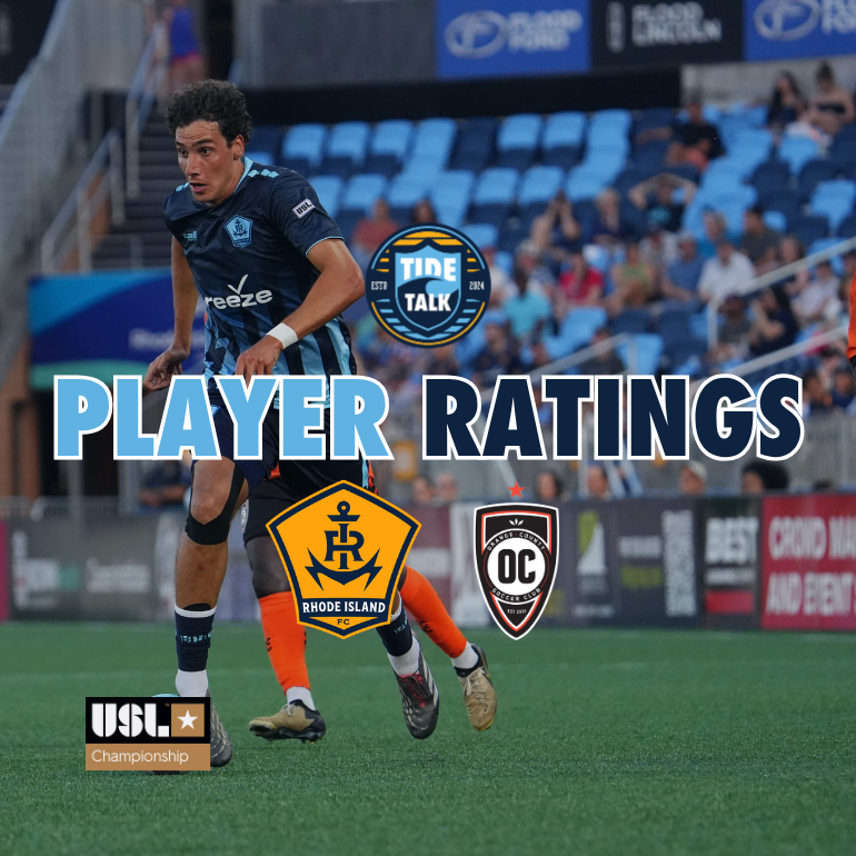 Rhode Island FC vs. Orange County SC Player Ratings - 07/04/2026