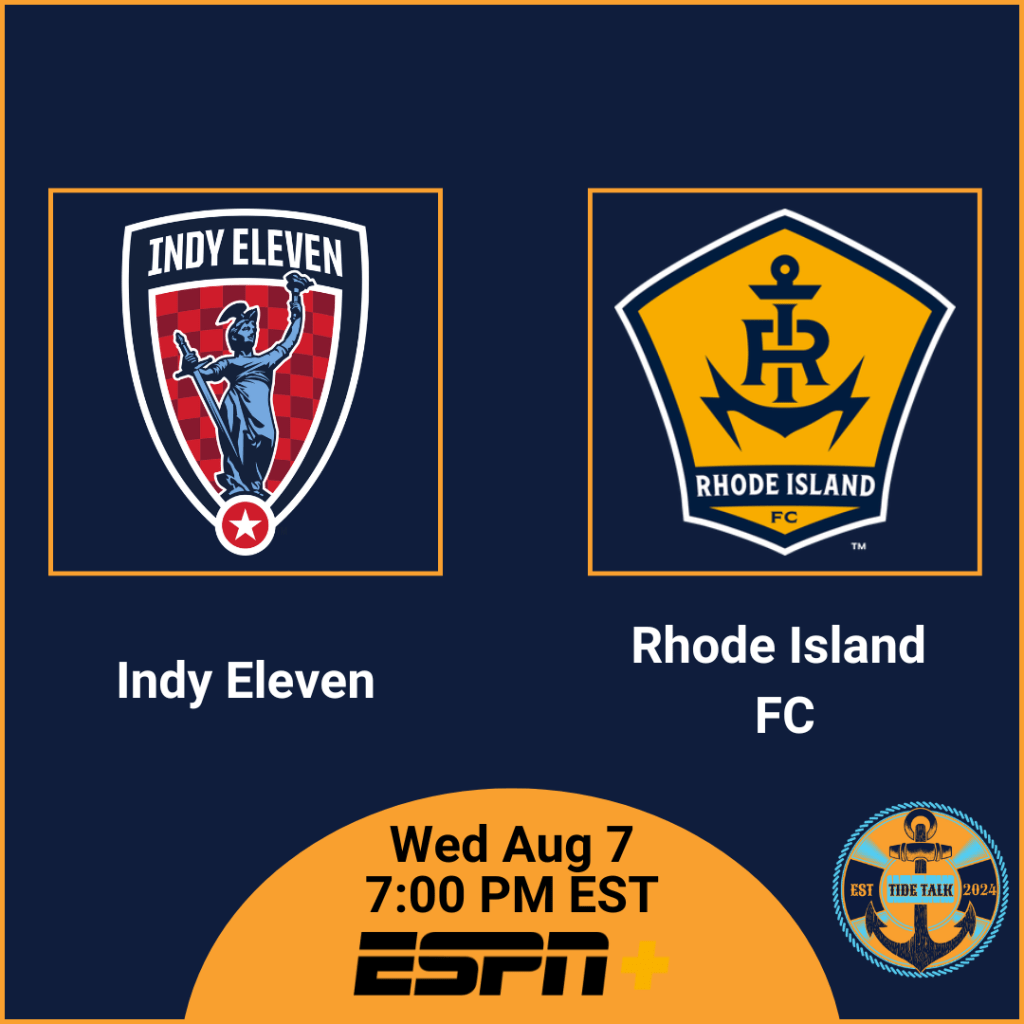 Pre-Match Essentials | Rhode Island FC @ Indy Eleven | Wed Aug 7, 2024 7:00 PM&nbsp;EST