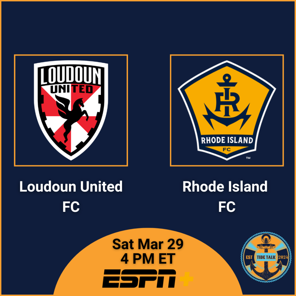 Pre-Match Essentials | Rhode Island FC @ Loudoun United FC | Sat Mar 29, 2025 4 PM&nbsp;ET