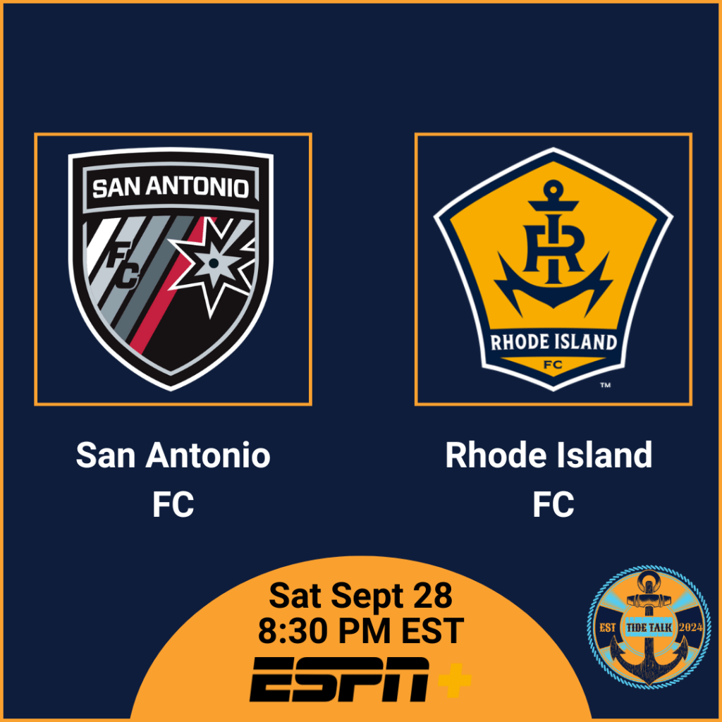 Pre-Match Essentials | Rhode Island FC @ San Antonio FC | Sat Sep 28, 2024 8:30 PM&nbsp;EST