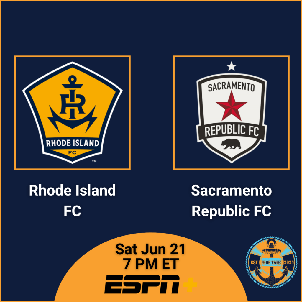 Pre-Match Essentials | Rhode Island FC vs Sacramento Republic FC | Sat Jun 21, 2025 | 7 PM&nbsp;ET
