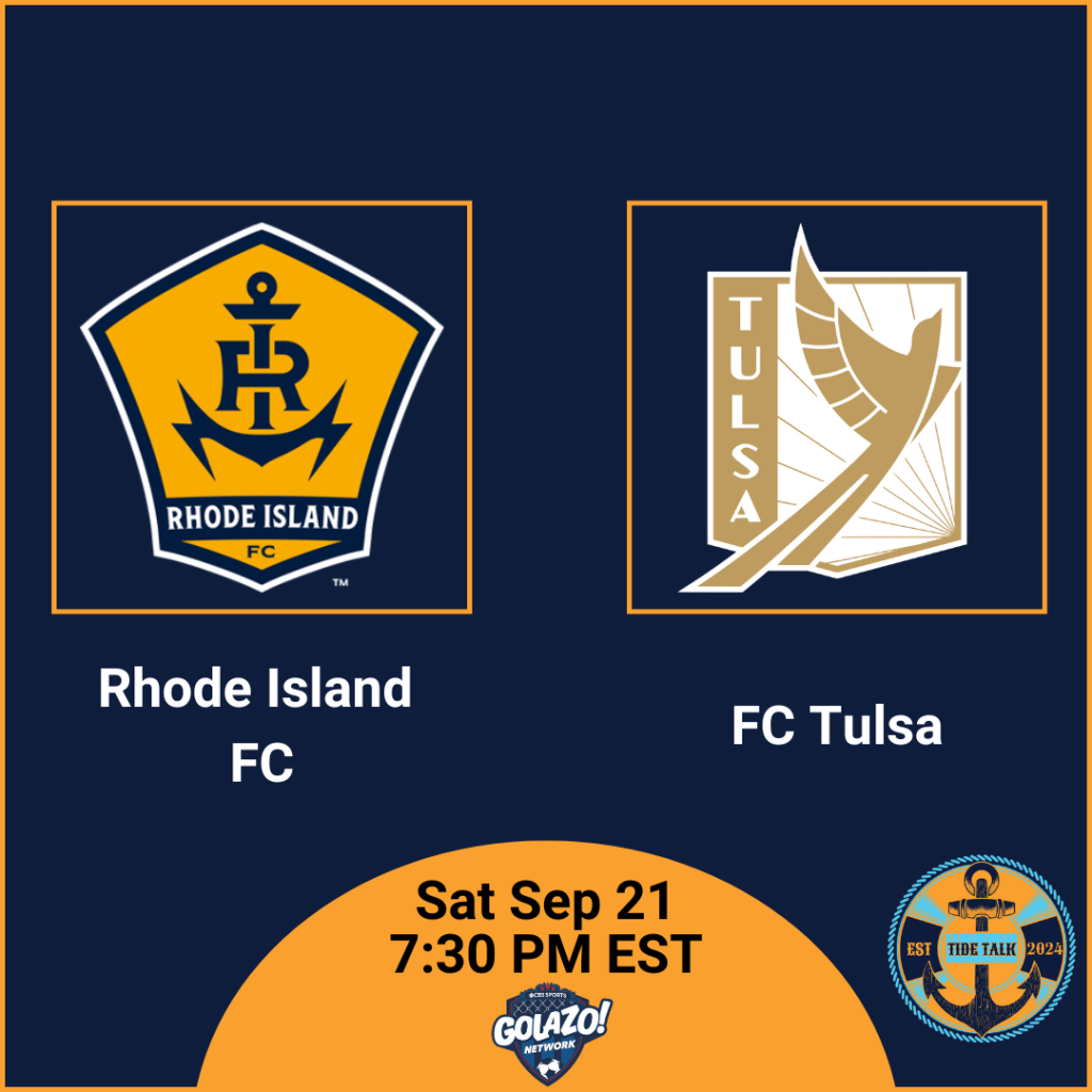 Pre-Match Essentials | Rhode Island FC vs FC Tulsa | Sat Sep 21, 2024 7:30 PM&nbsp;EST