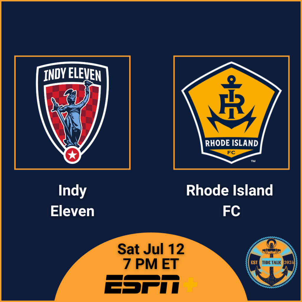 Pre-Match Essentials | Rhode Island FC @ Indy Eleven | Sat Jul 12, 2025 | 7 PM&nbsp;ET
