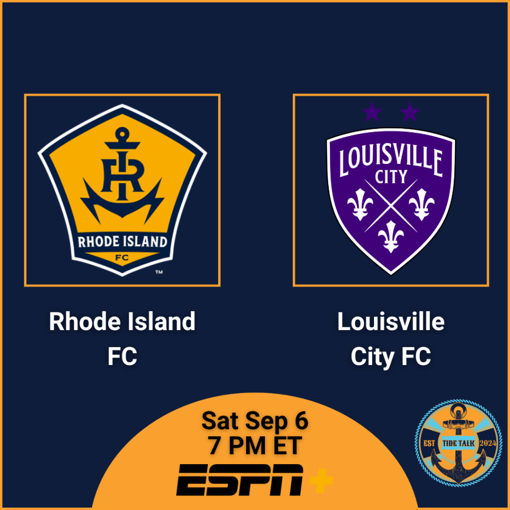 Pre-Match Essentials | Rhode Island FC vs Louisville City FC | Sat Sep 6, 2025 | 7 PM&nbsp;ET