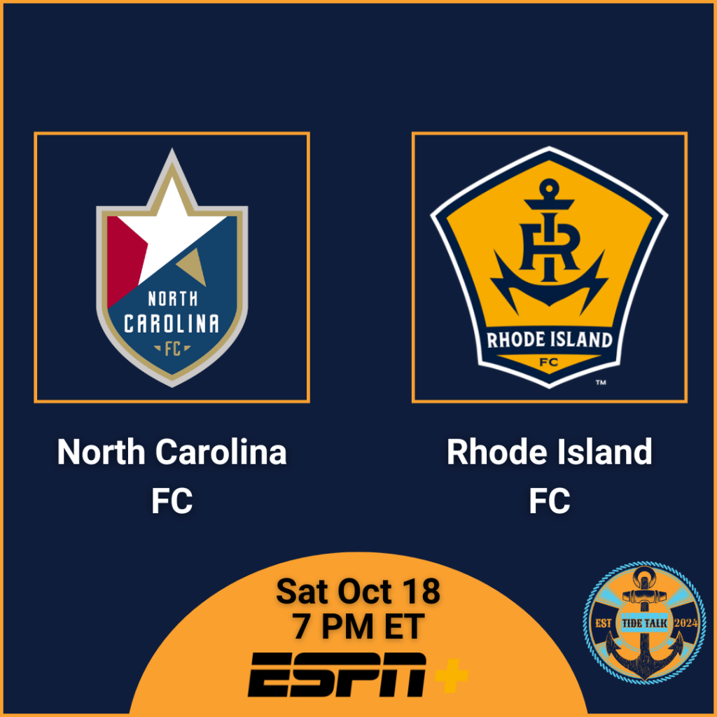Pre-Match Essentials | Rhode Island FC @ North Carolina FC | Sat Oct 18, 2025 | 7 PM&nbsp;ET