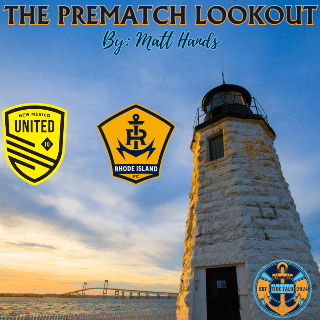 The Prematch Lookout: New Mexico United vs Rhode Island FC –&nbsp;10/24/2025