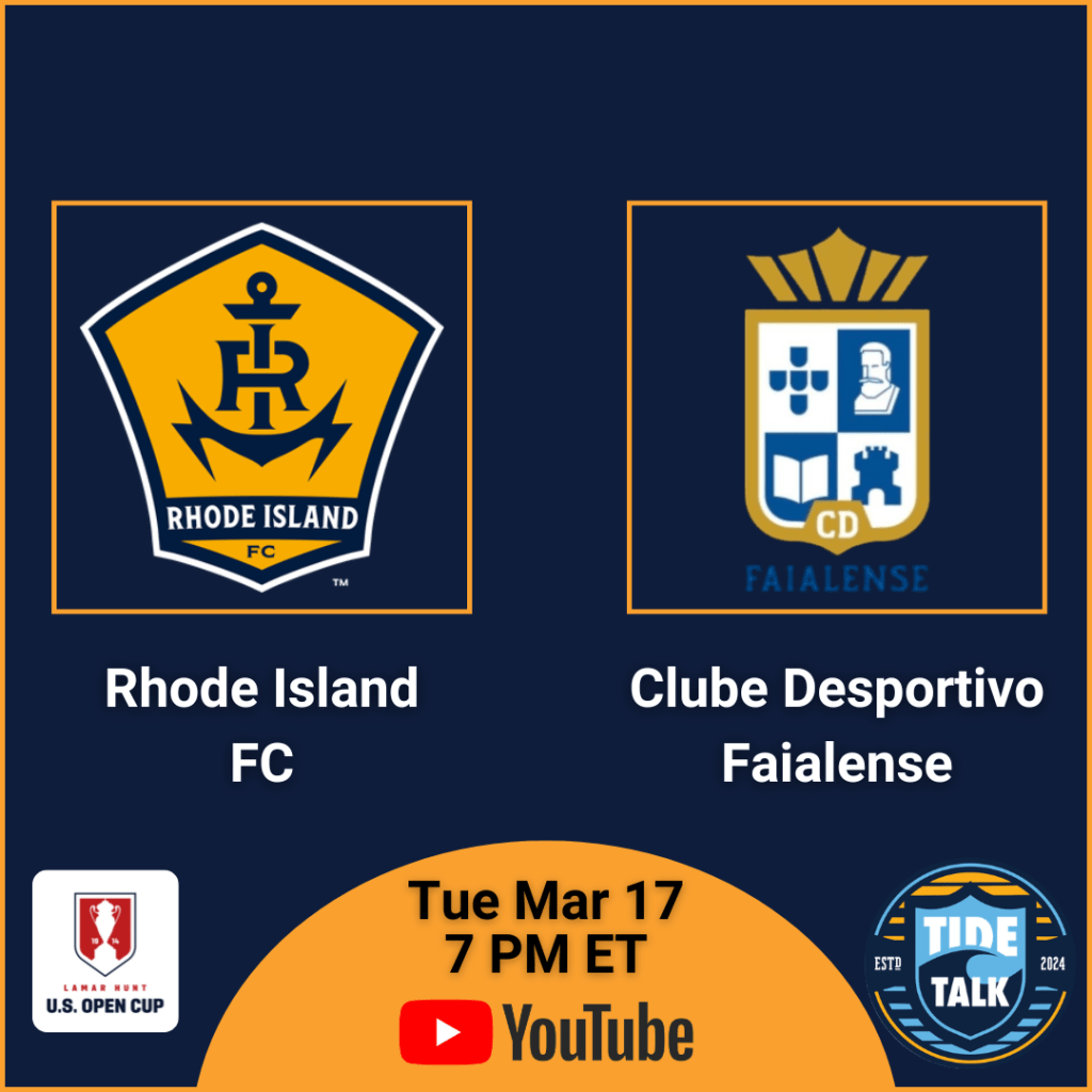 Pre-Match Essentials | U.S. Open Cup | Rhode Island FC vs CD Faialense | Tue Mar 17, 2026 | 7 PM ET