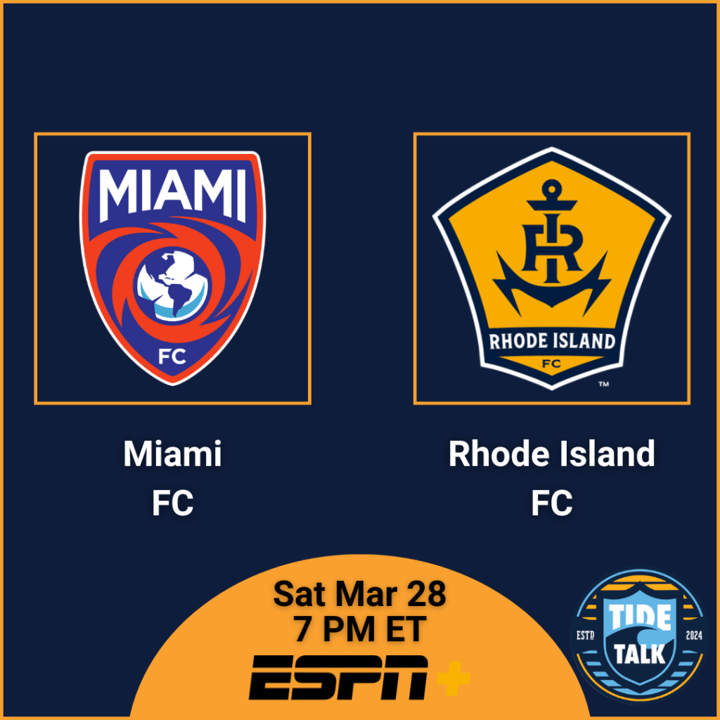 Pre-Match Essentials | Rhode Island FC @ Miami FC | Sat Mar 28, 2026 | 7 PM&nbsp;ET
