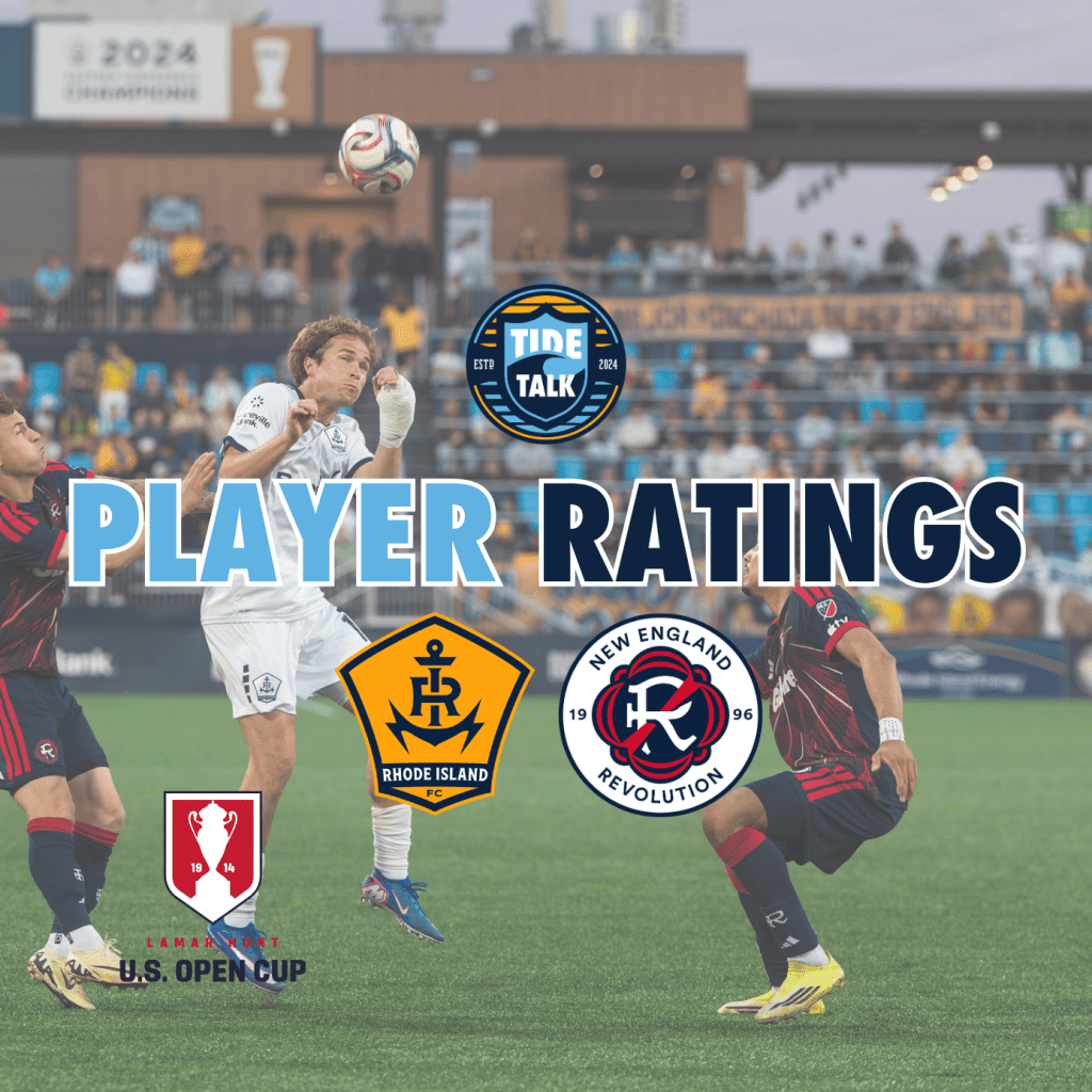 Rhode Island FC vs. New England Revolution Player Ratings –&nbsp;04/14/2026